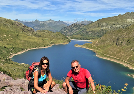 LAGHI GEMELLI, DELLA PAURA E DI VAL VEGIA, ad anello con Cima delle galline e di Mezzeno il 26 agosto 2020 - FOTOGALLERY